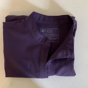 Figs Rafaela scrub top PURPLE SHADOW size small